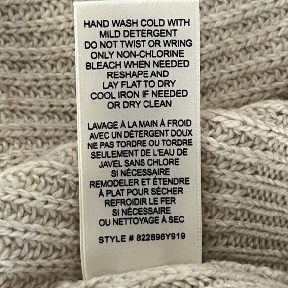 Rebecca Taylor Wool‎ Blend Sweater Scallop Neck Neutral Classic Old Money Staple - Picture 12 of 12